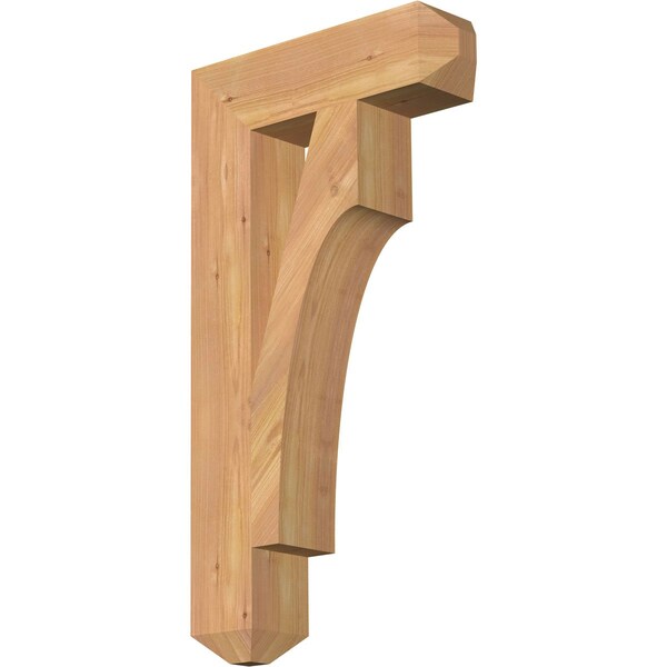 Ekena Millwork Westlake Craftsman Smooth Bracket, Western Red Cedar, 3 1/2"W x 14"D x 26"H BKT04X14X26WTL04SWR - main